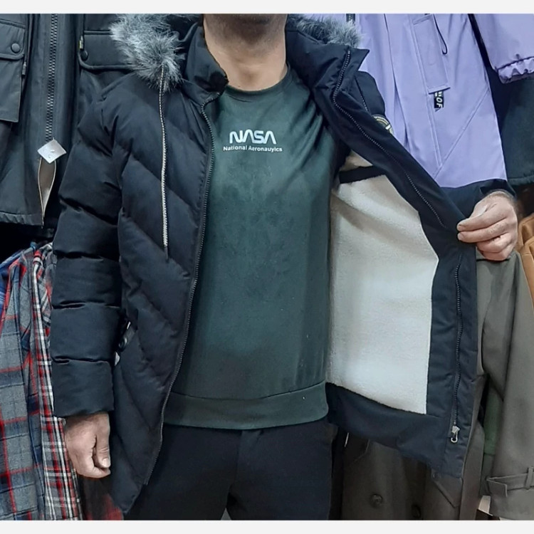 کاپشن اسپرت داخل پشمی