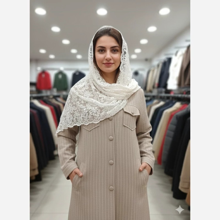 مانتو دیپلمات تن خور زیبا