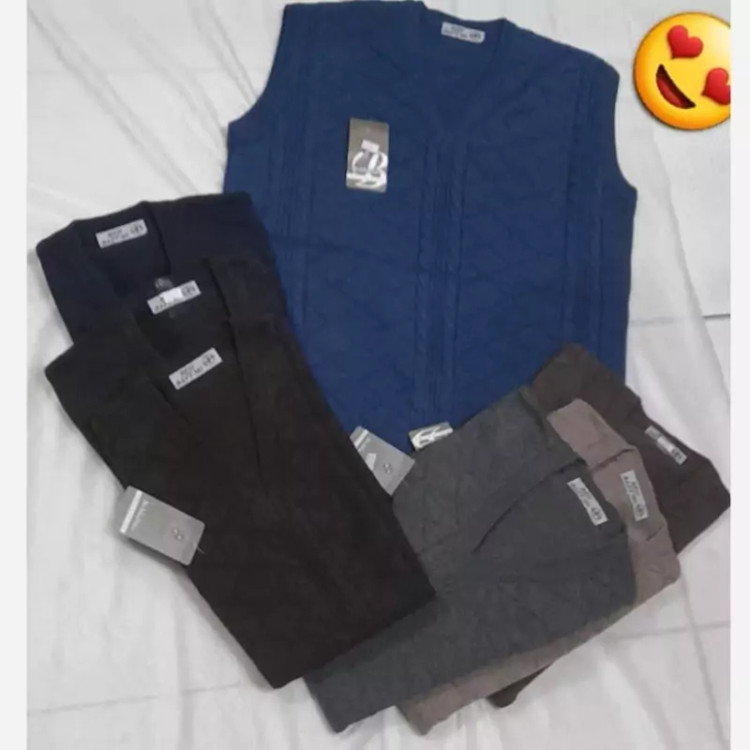 ژیله بافت مردانه فری سایز به سایز L XL 2XL میخوره