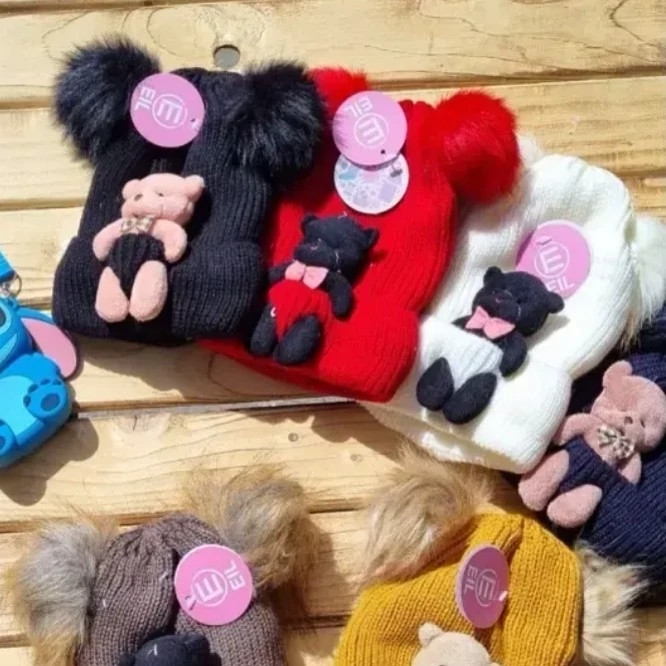 کلاه بچه گانه عروسکی